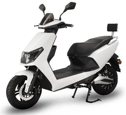 White Electric Lithium Battery Scooter 45m/H Motorcycle