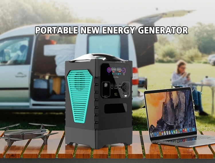 1500W Solar Generator Portable Lithium Battery Backup Energy off-Grid Solar Power Station Model High Quality